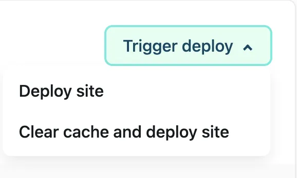 Triggering a Netlify deploy